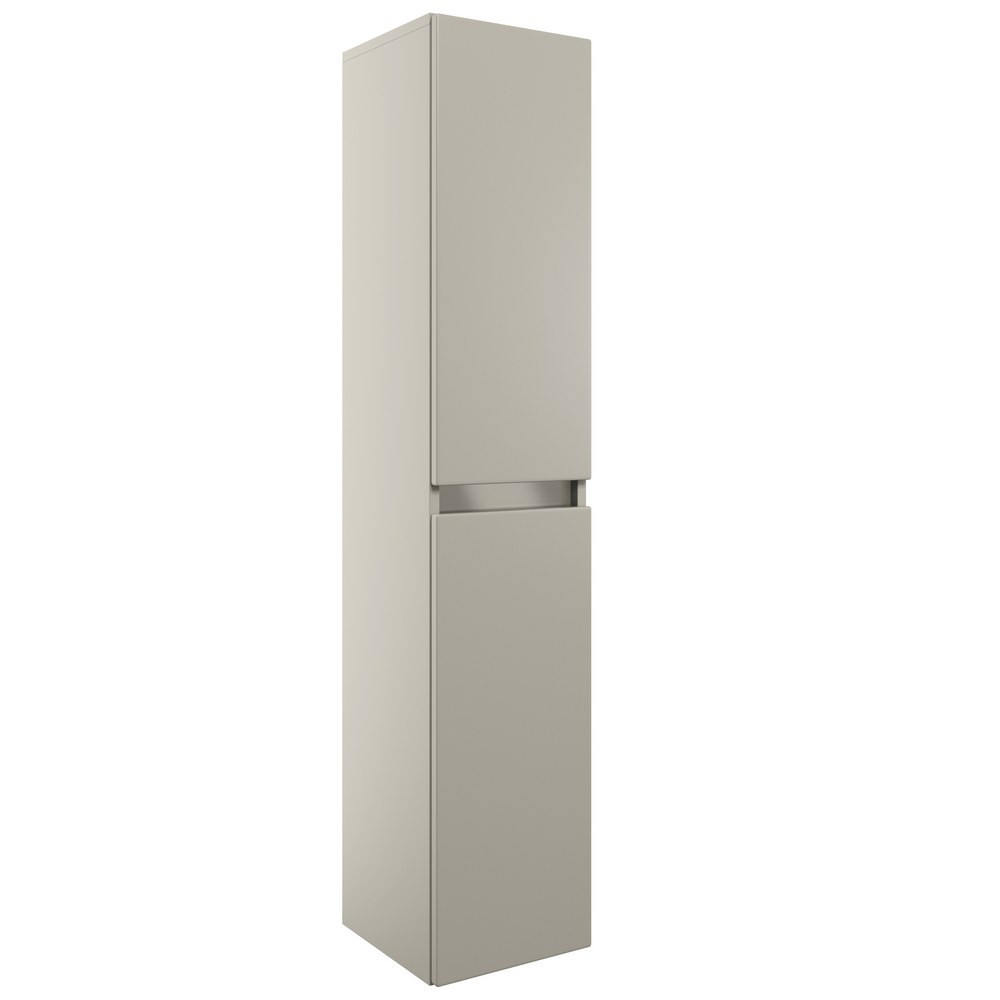 Ajax Brookenby Matt Latte 300mm Wall Hung Tall Storage Unit (1)