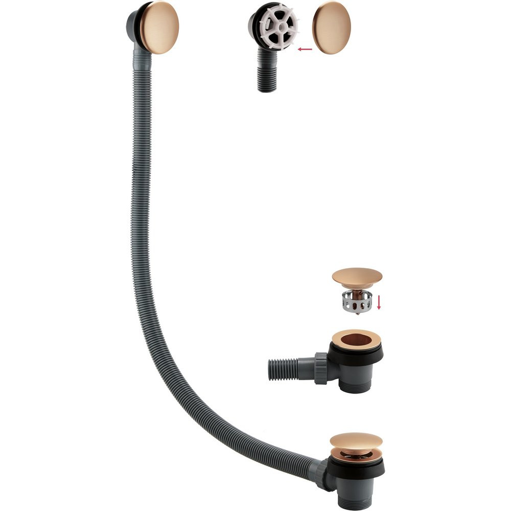 Ajax Brushed Bronze Sprung Bath Waste