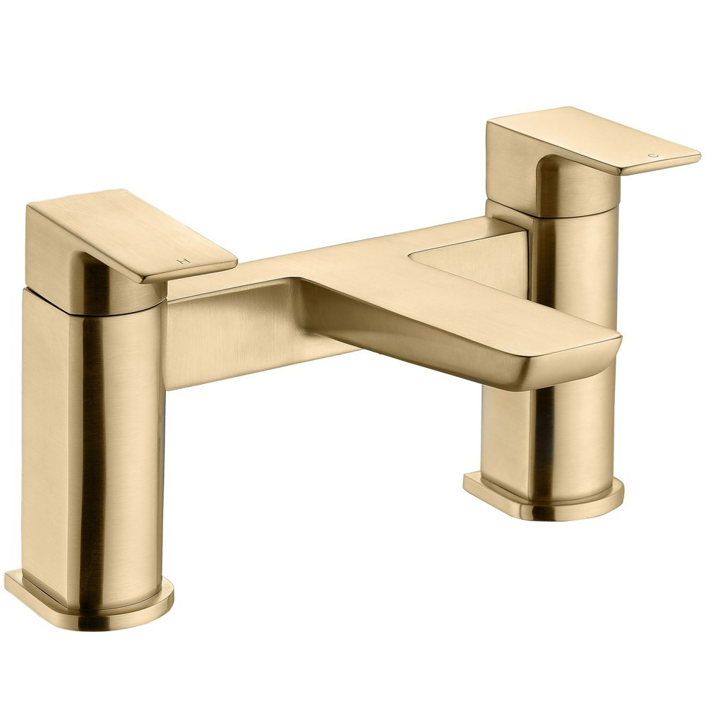 Ajax Burgh Brushed Brass Bath Filler (1)
