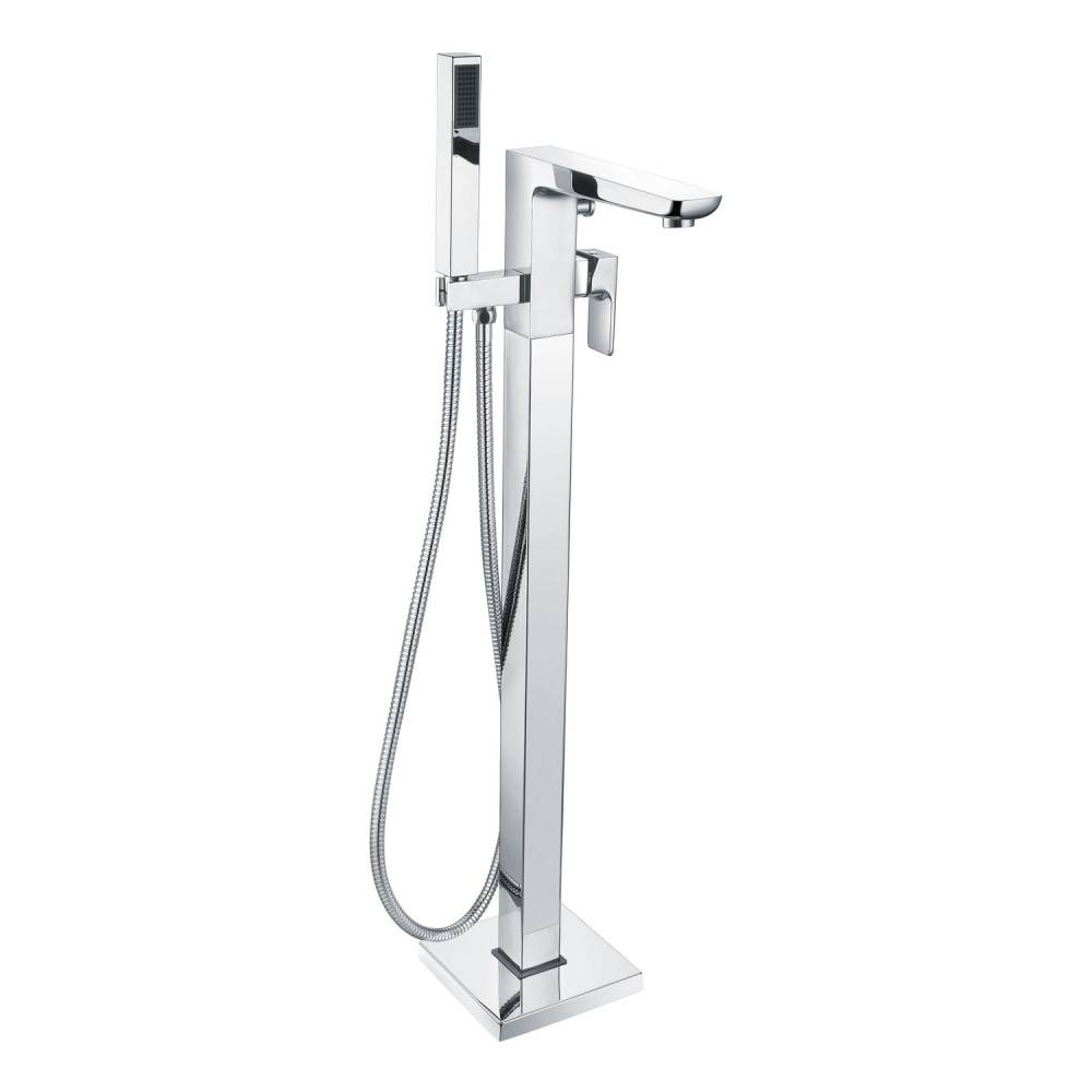 Ajax Burgh Chrome Floor Standing Bath Shower Mixer