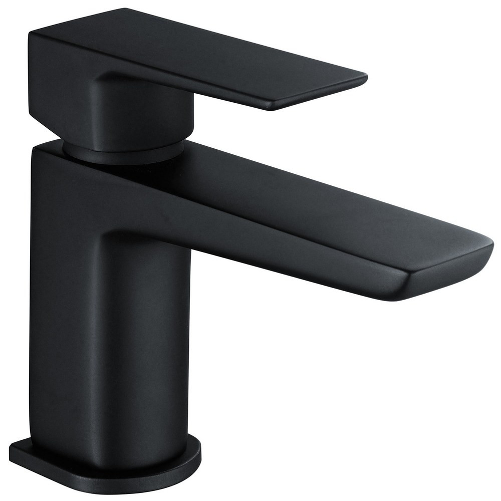 Ajax Burgh Matt Black Cloakroom Basin Mixer with Waste (1)