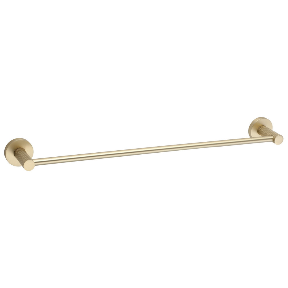Ajax Cadney Brushed Brass 550mm Single Towel Rail