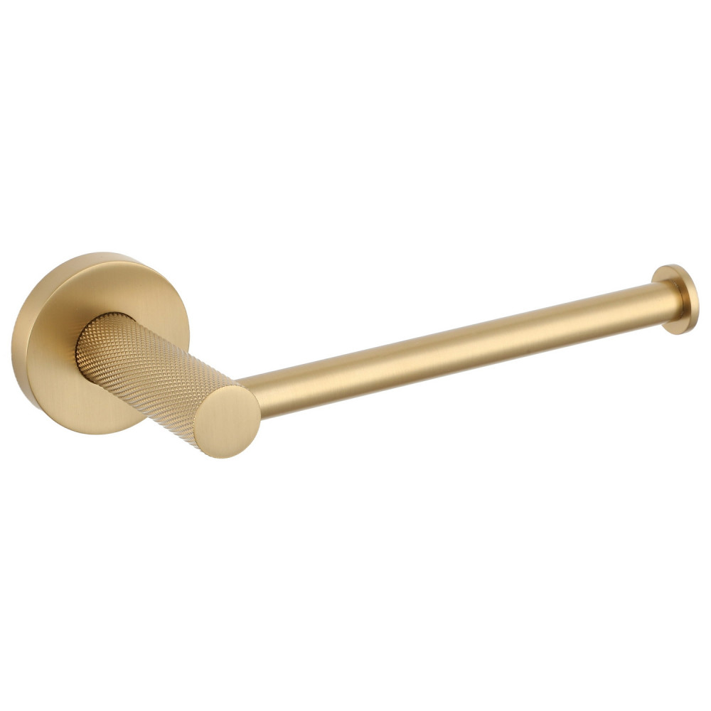 Ajax Cadney Brushed Brass Toilet Roll Holder