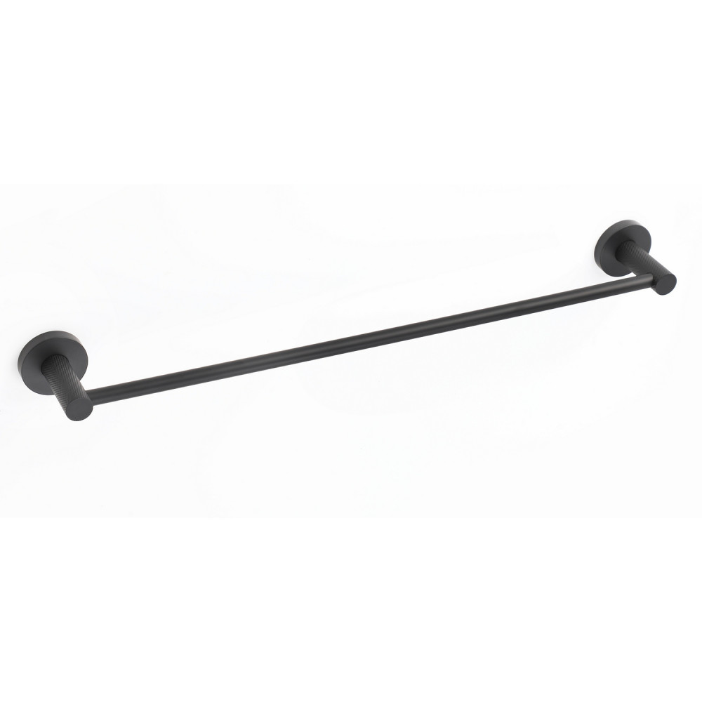 Ajax Cadney Matt Black 550mm Single Towel Rail