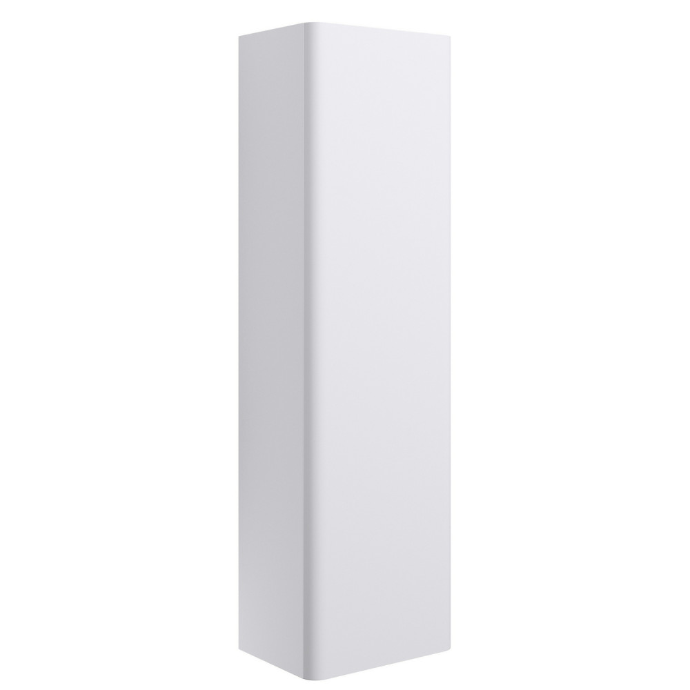 Ajax Caenby 350mm Wall Hung Tall Storage Unit in Matt White