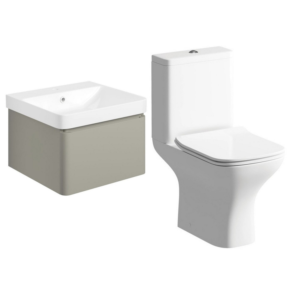 Ajax Caenby 500mm Matt Latte Bathroom Furniture Set