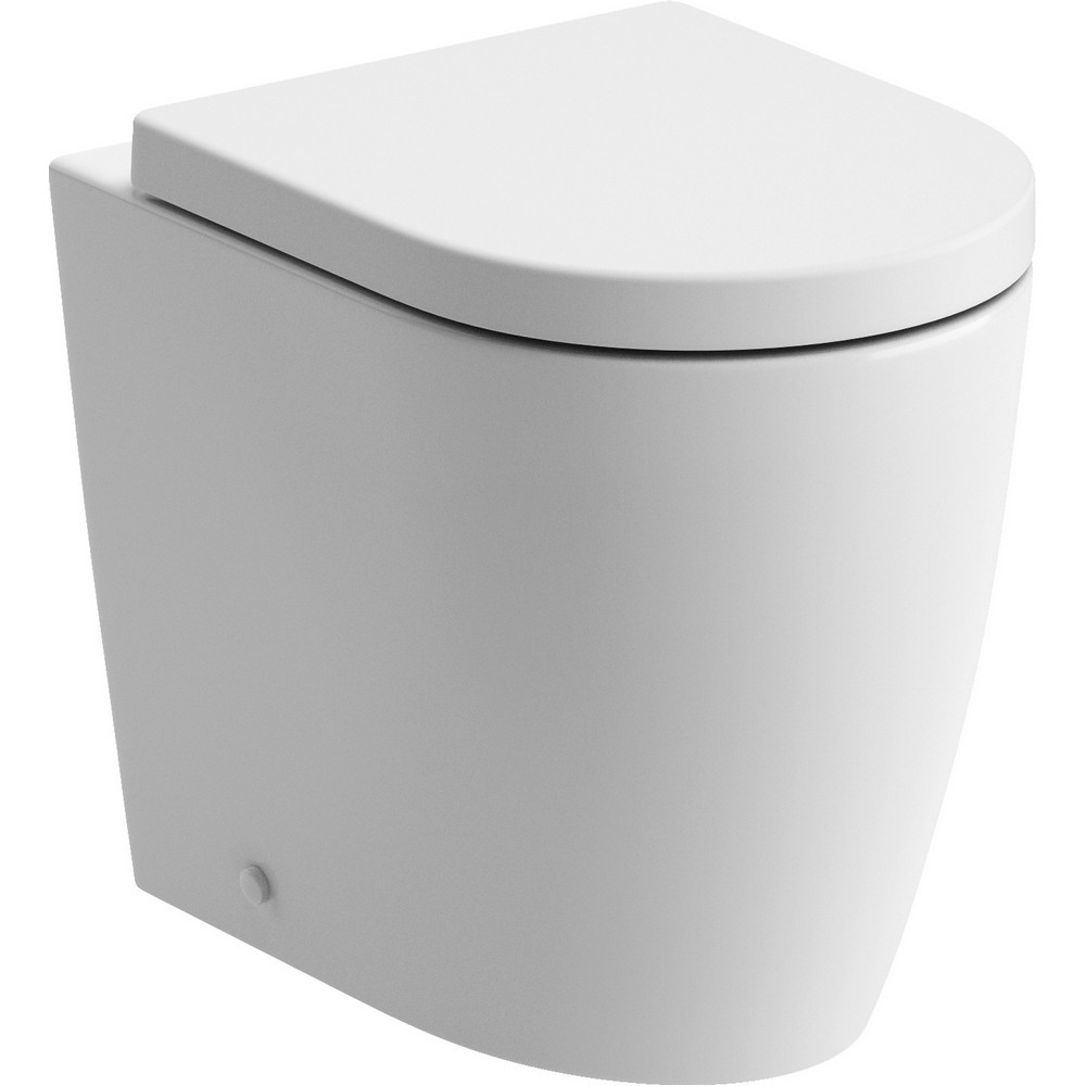 Ajax Caistor Rimless Back to Wall Comfort Height WC with Seat