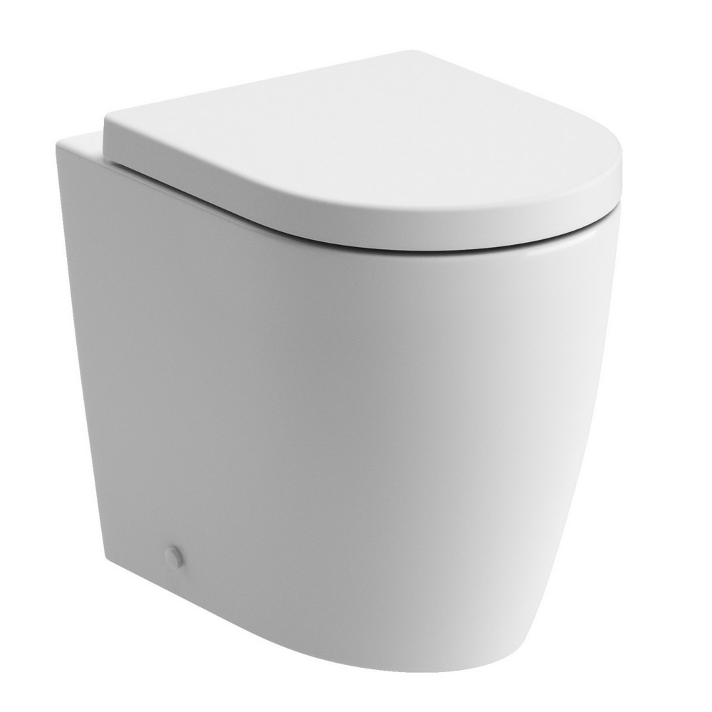 Ajax Caistor Rimless Back to Wall WC with Soft Close Seat