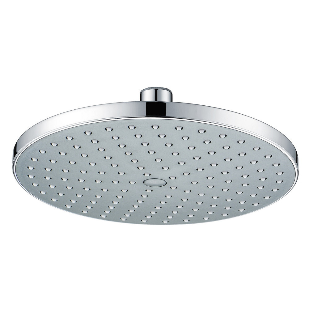 Ajax Chrome Rounded 200mm ABS Fixed Showerhead