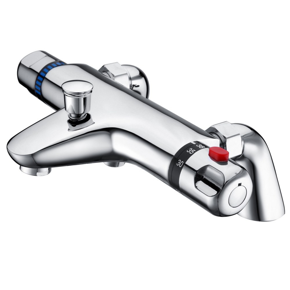 Ajax Chrome Thermostatic Bath Shower Mixer