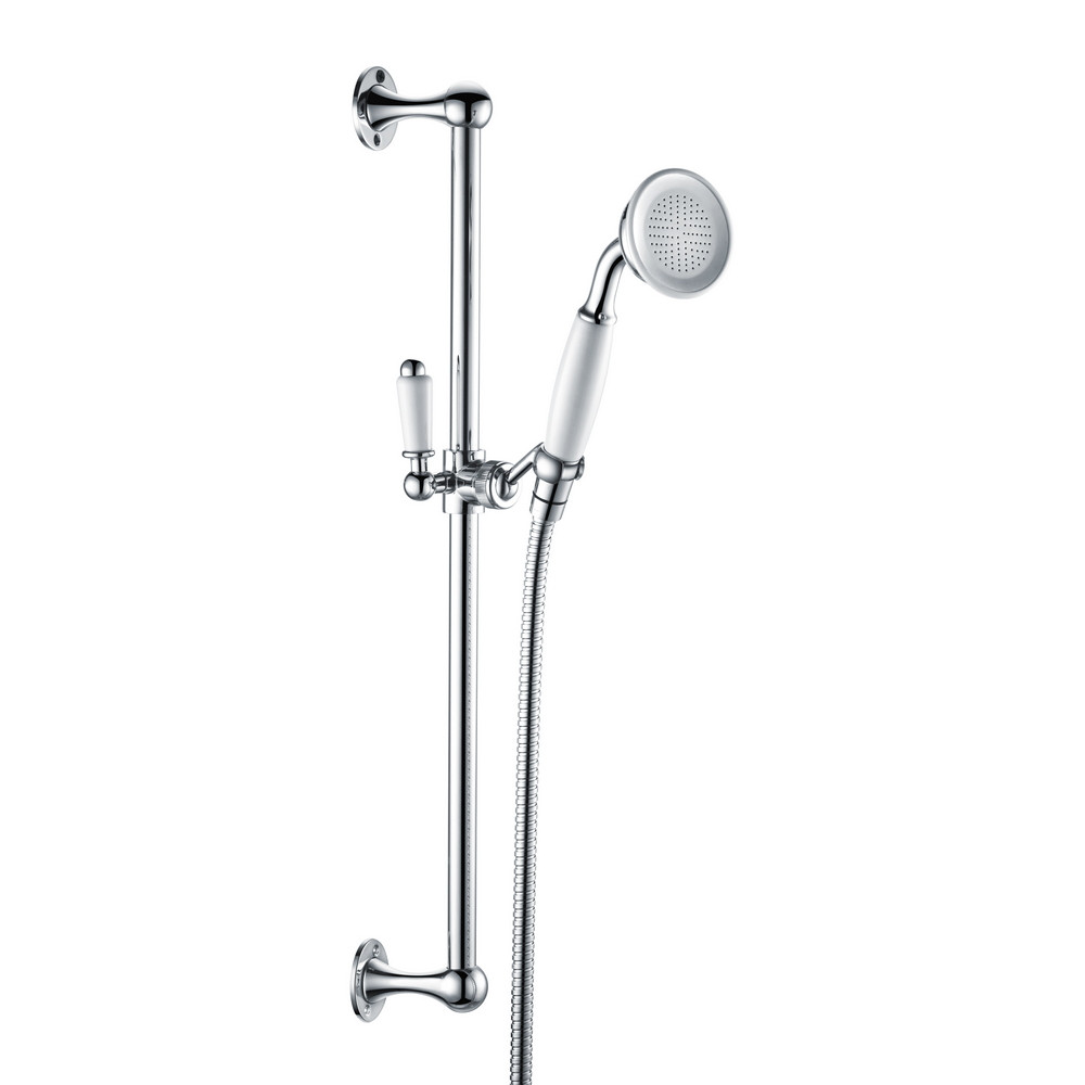 Ajax Chrome Traditional Slider Rail Kit and Handset