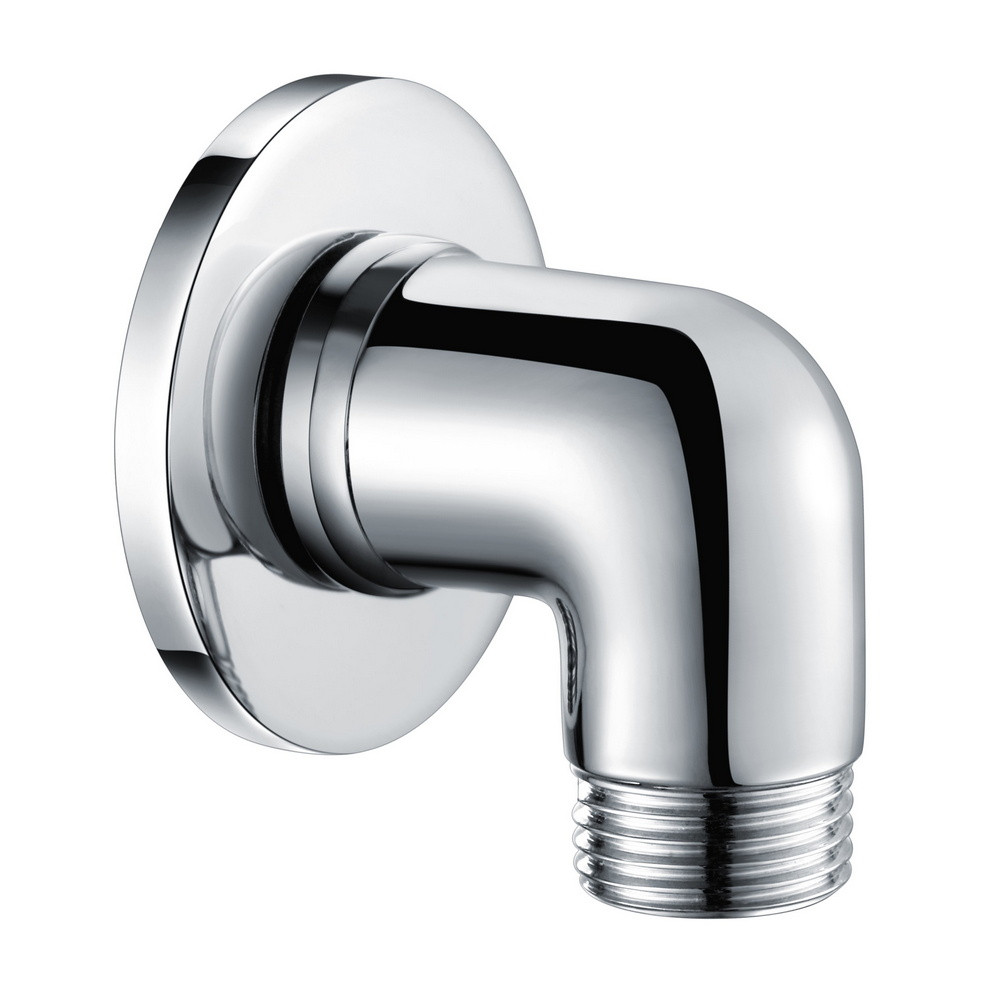 Ajax Chrome Traditional Wall Outlet Elbow