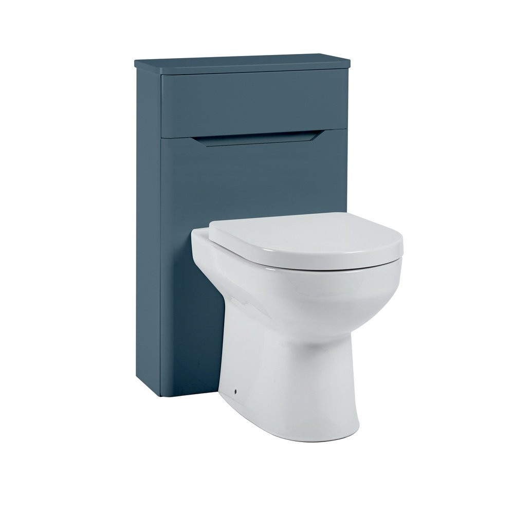 Ajax Curve 500mm Back to Wall WC Unit in Blue