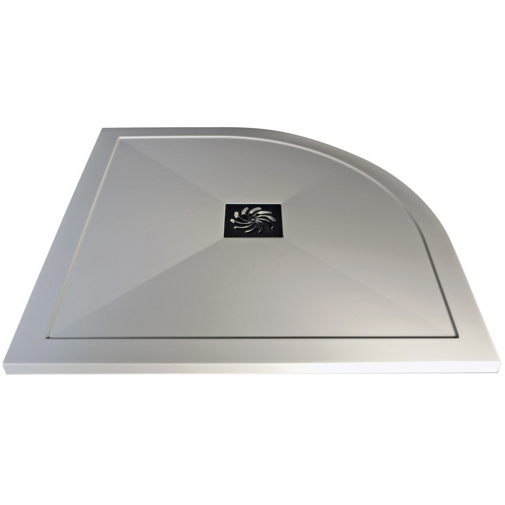 Ajax Designer Ultra Slim 1000 x 800mm Right Hand Offset Quadrant Shower Tray