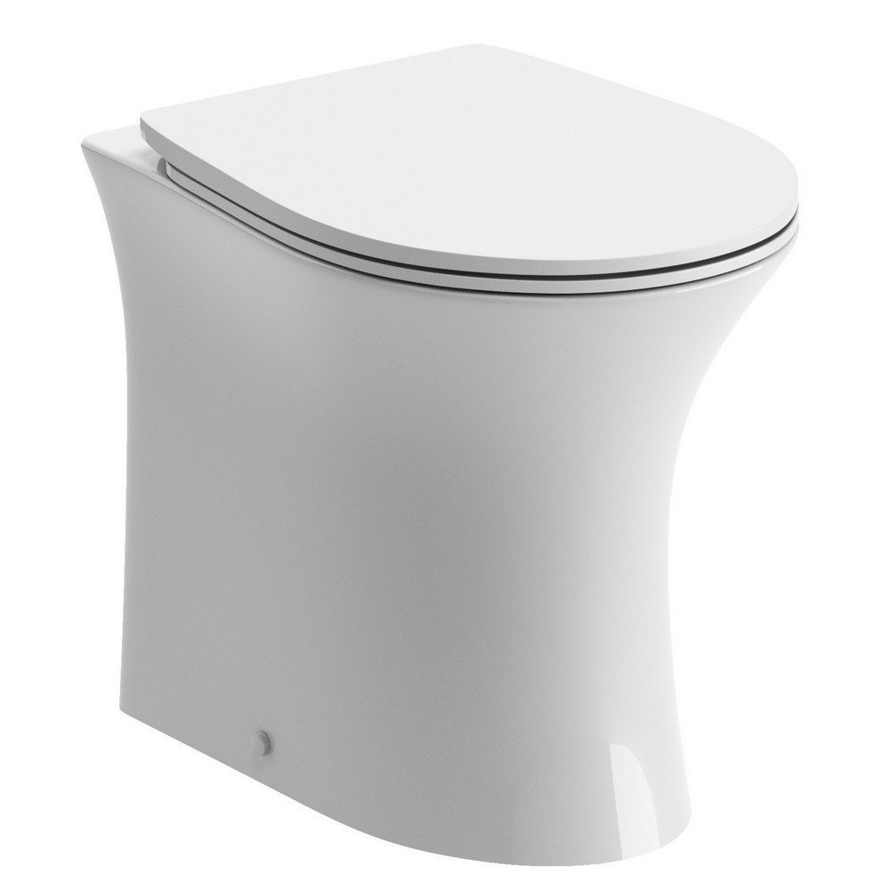 Ajax Donnington Rimless Back to Wall WC with Seat