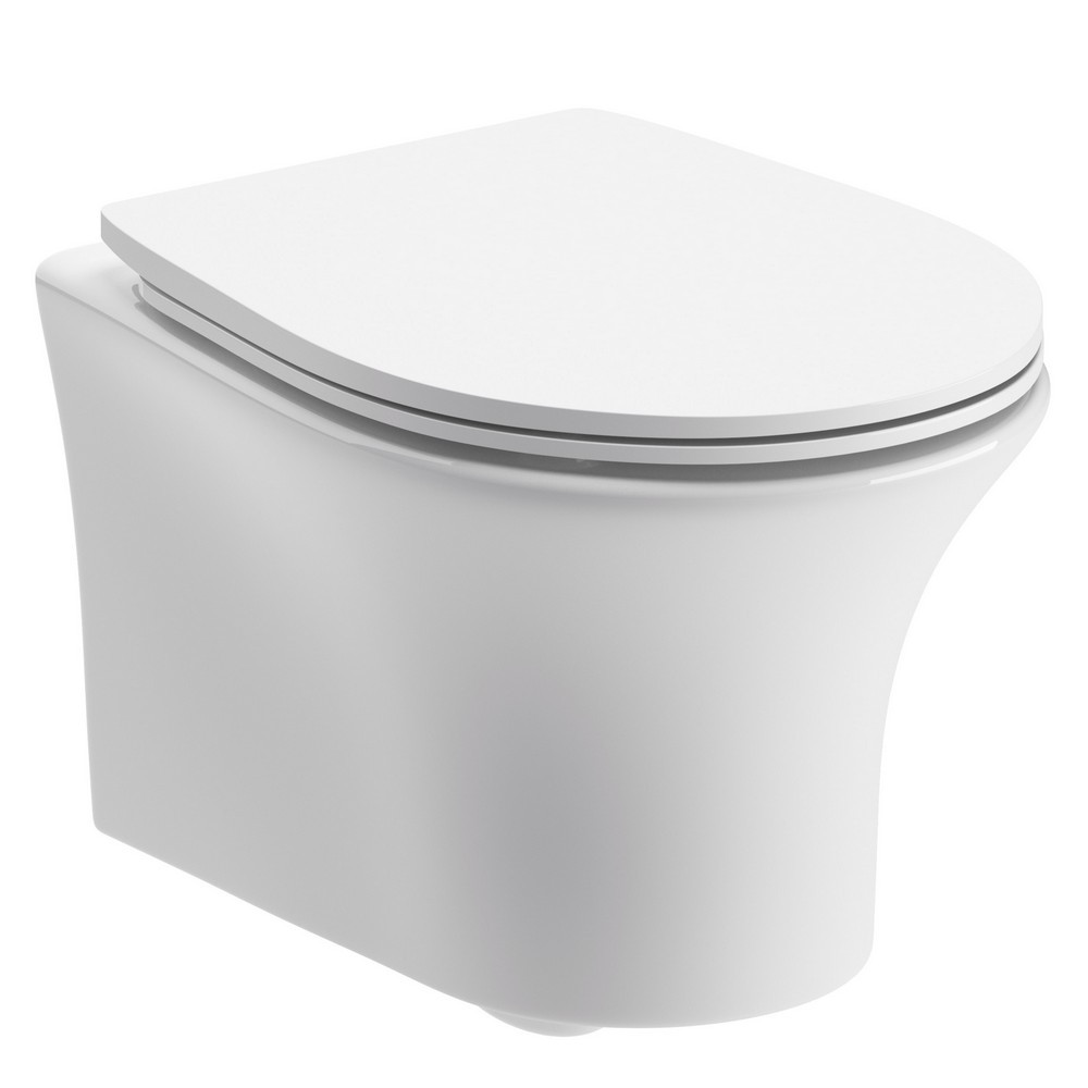 Ajax Donnington Rimless Wall Hung WC with Seat
