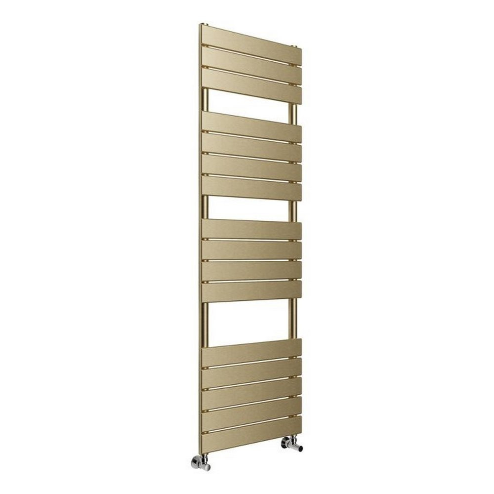 Ajax Dovedale Brushed Brass 1500 x 500mm Square Ladder Towel Warmer