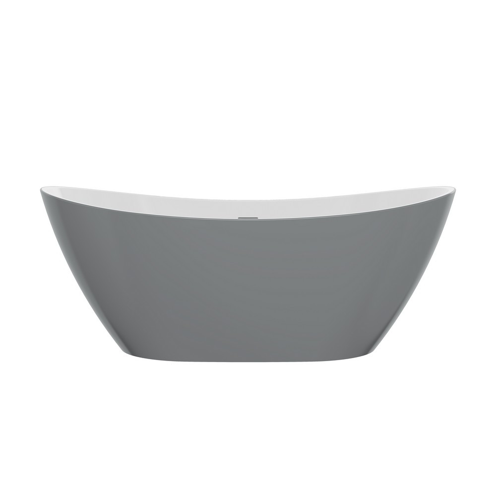 Ajax Dunholme 1700 x 780mm Grey Freestanding Bath