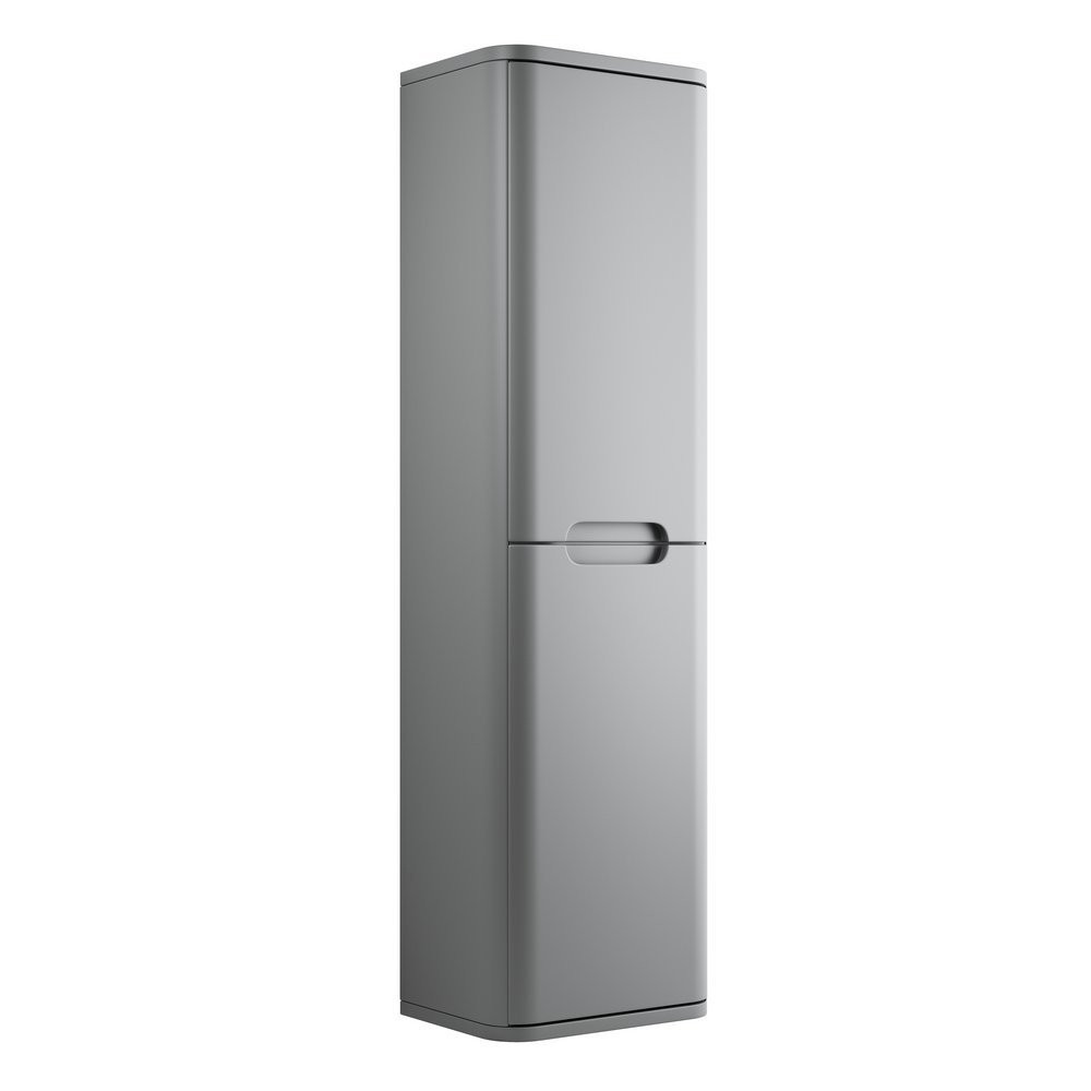 Ajax Ferriby 350mm Wall Hung Matt Grey Tall Storage Unit (1)