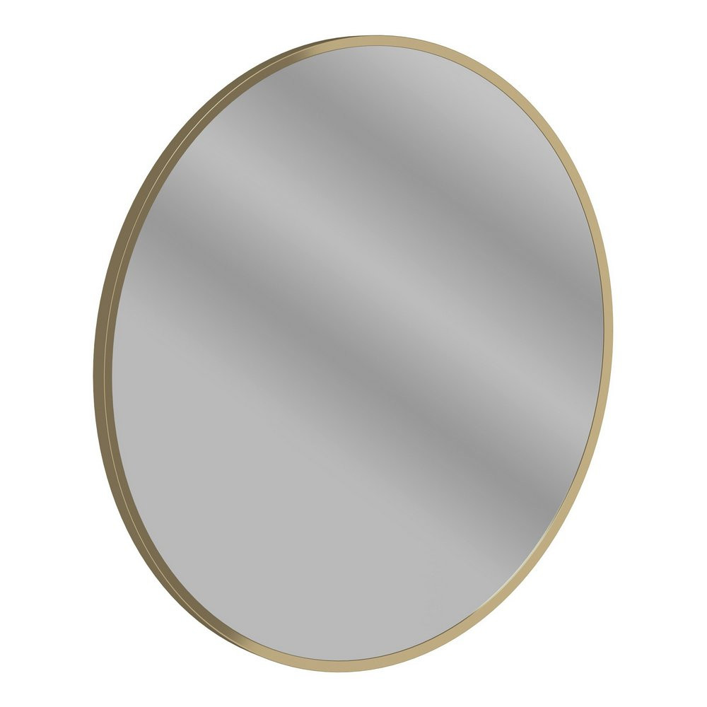 Ajax Gedney 500mm Rounded Brushed Bronze Bathroom Mirror