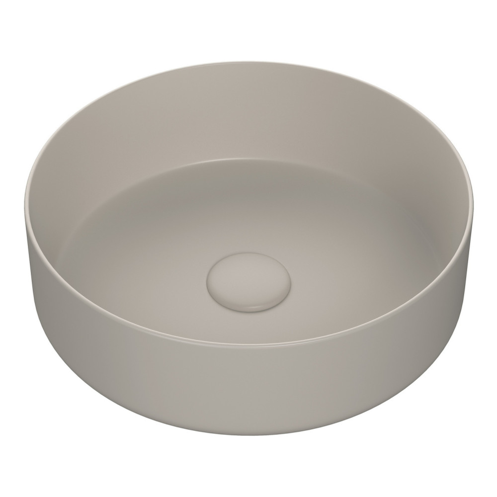Ajax Hainton Latte 355mm Round Ceramic Countertop Basin