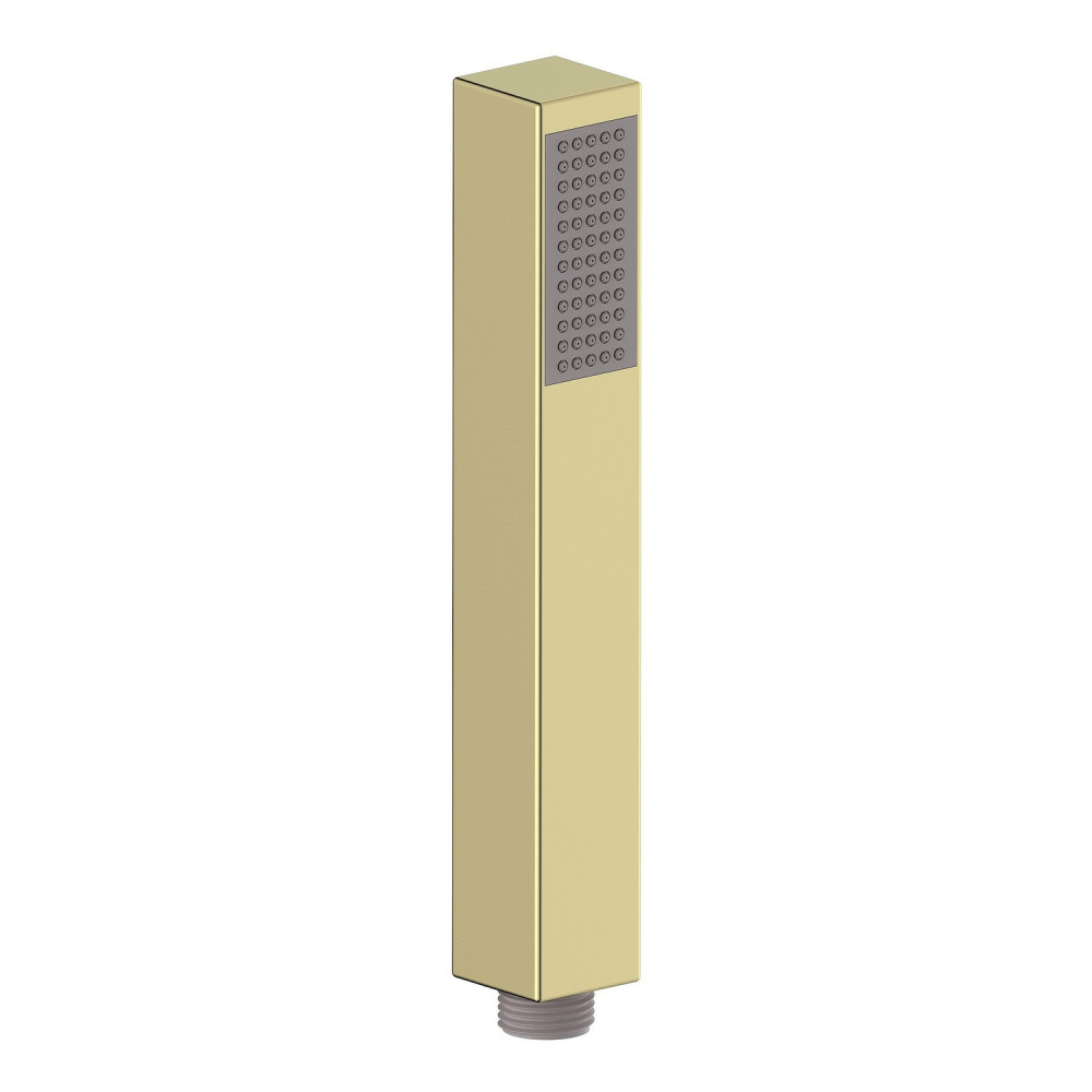Ajax Hedon Brushed Brass Square Shower Handset