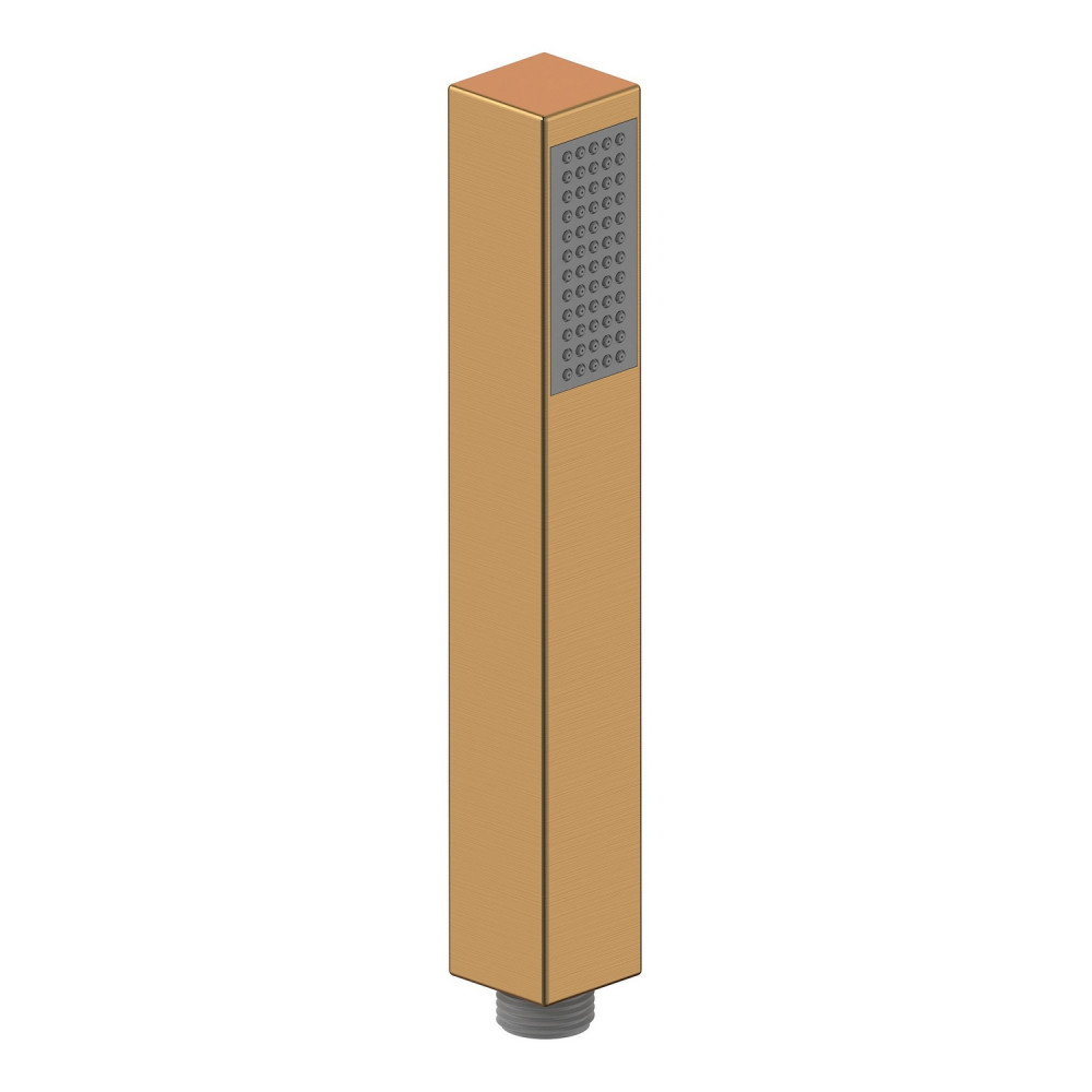 Ajax Hedon Brushed Bronze Square Shower Handset