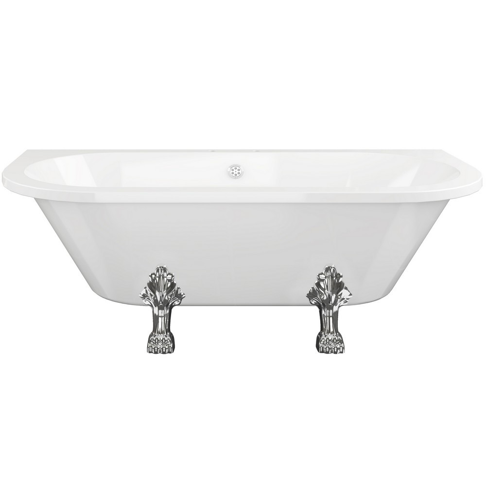 Ajax Hykeham 1700 x 800mm Back to Wall Freestanding Bath