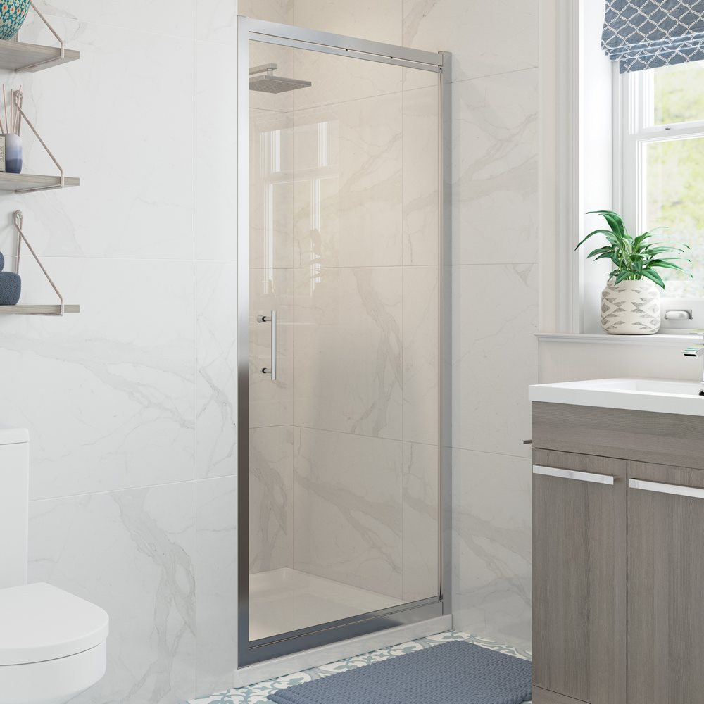 Ajax Keah 6mm Chrome Infold Shower Door Main