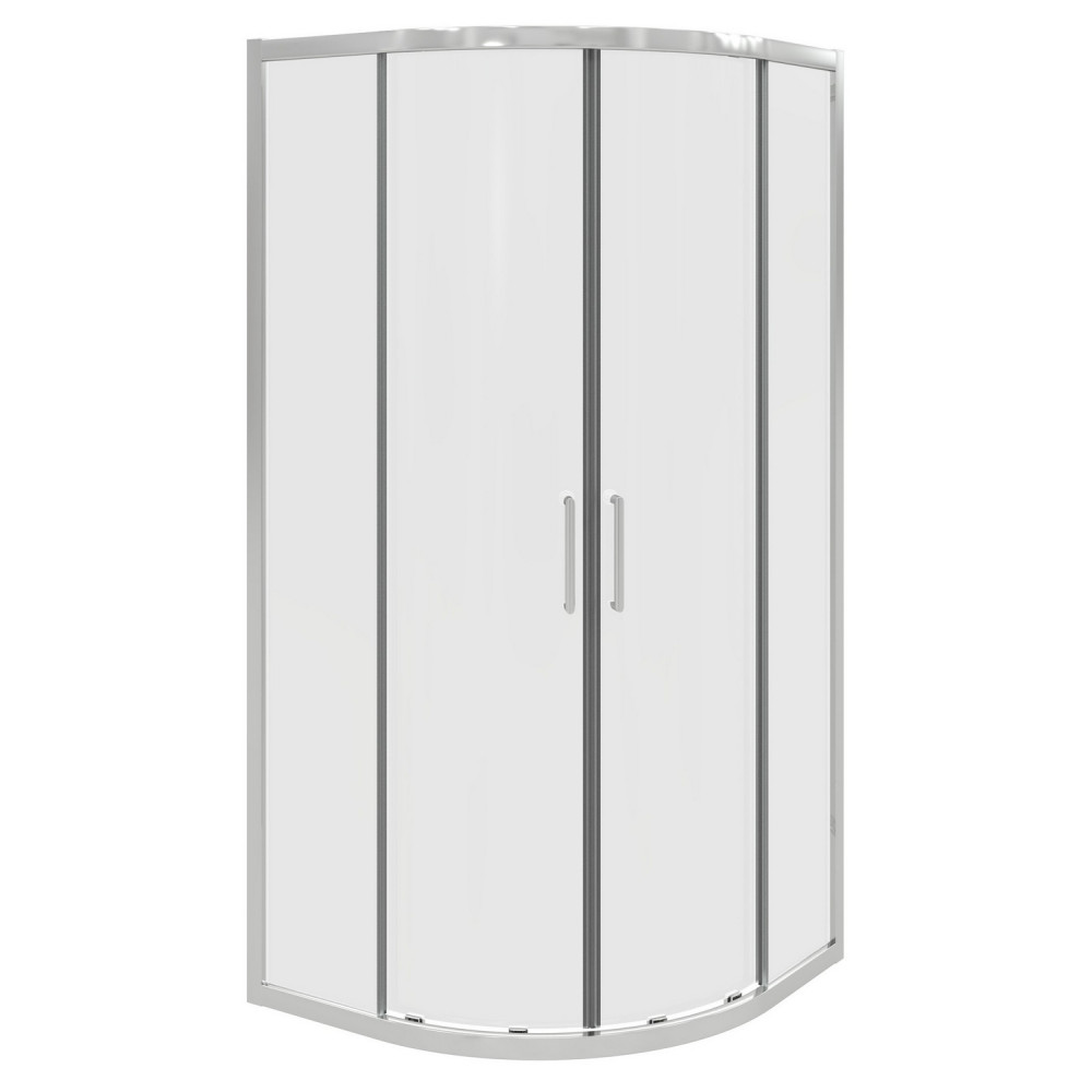 Ajax Keah 6mm Chrome 900mm Easy Fit Quadrant Shower Enclosure
