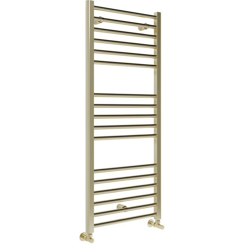 Ajax Kenwick Brushed Brass 1600 x 500mm Straight Towel Warmer