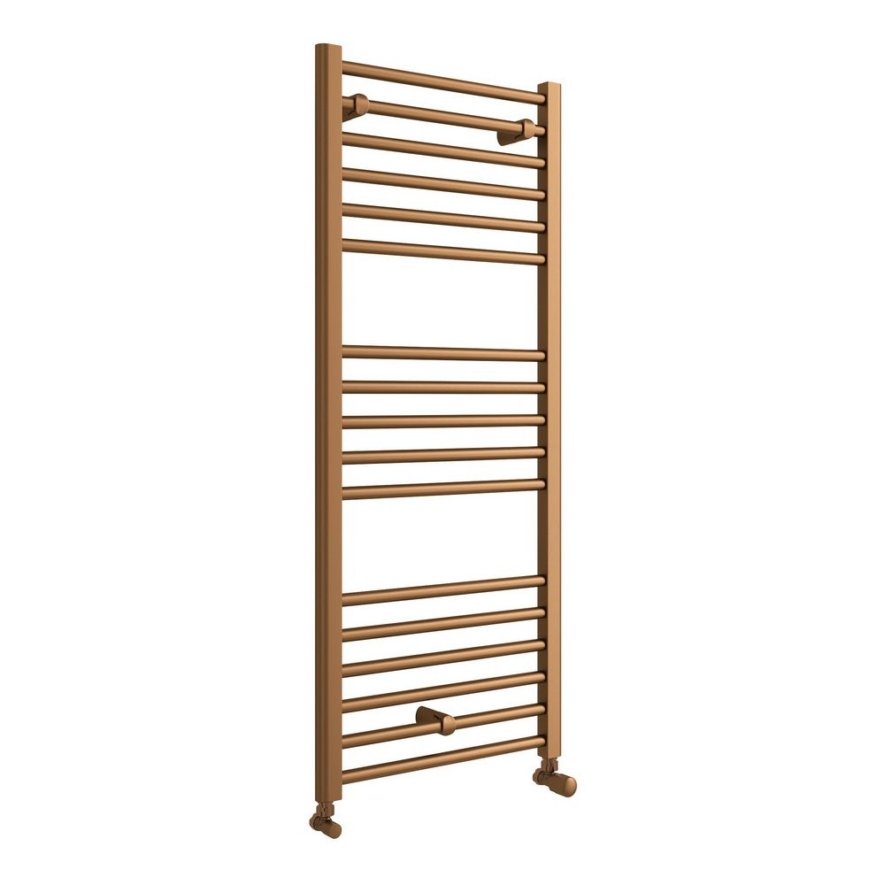 Ajax Kenwick Brushed Bronze 1200 x 500mm Straight Towel Warmer
