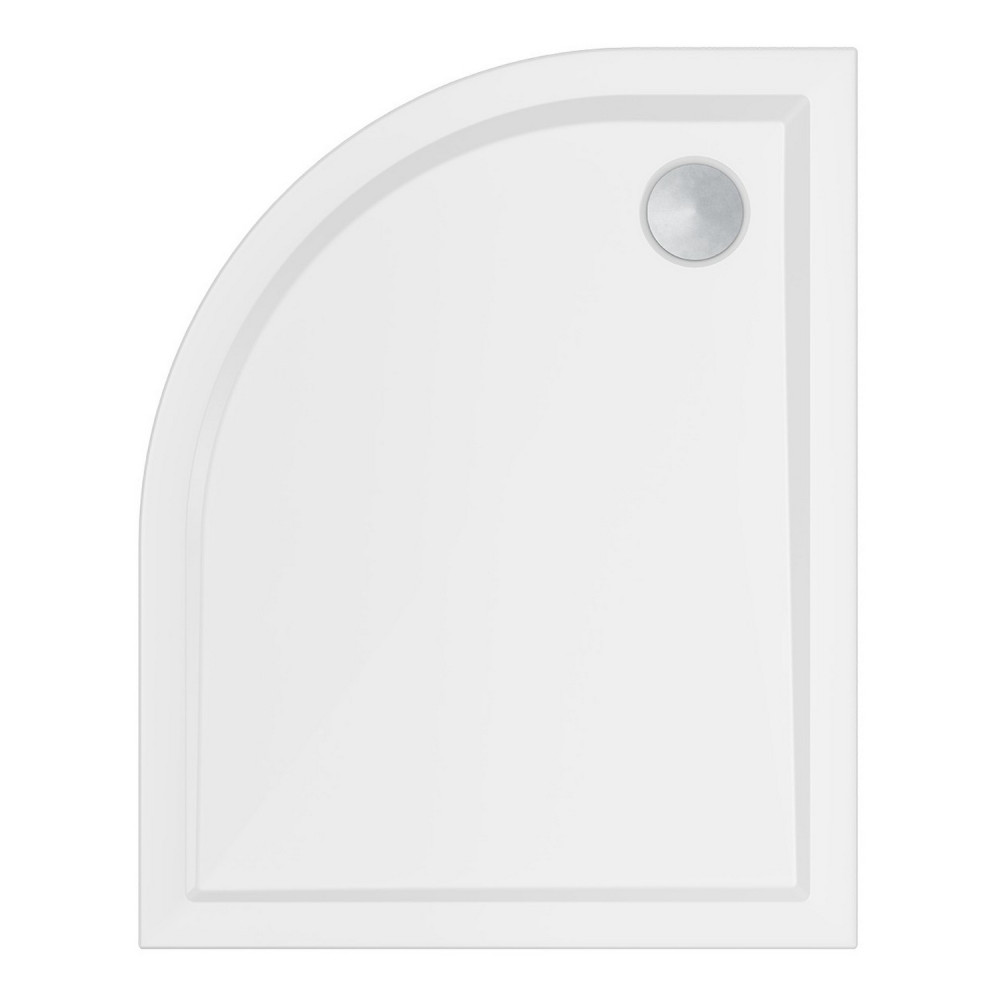 Ajax Low Profile 1200 x 900mm Left Hand Offset Quadrant Shower Tray