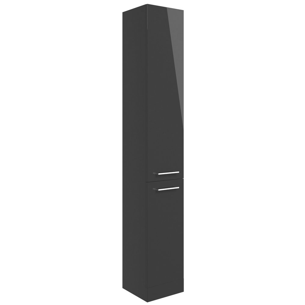 Ajax Manby 350mm Gloss Anthracite Floor Standing Tall Storage Unit