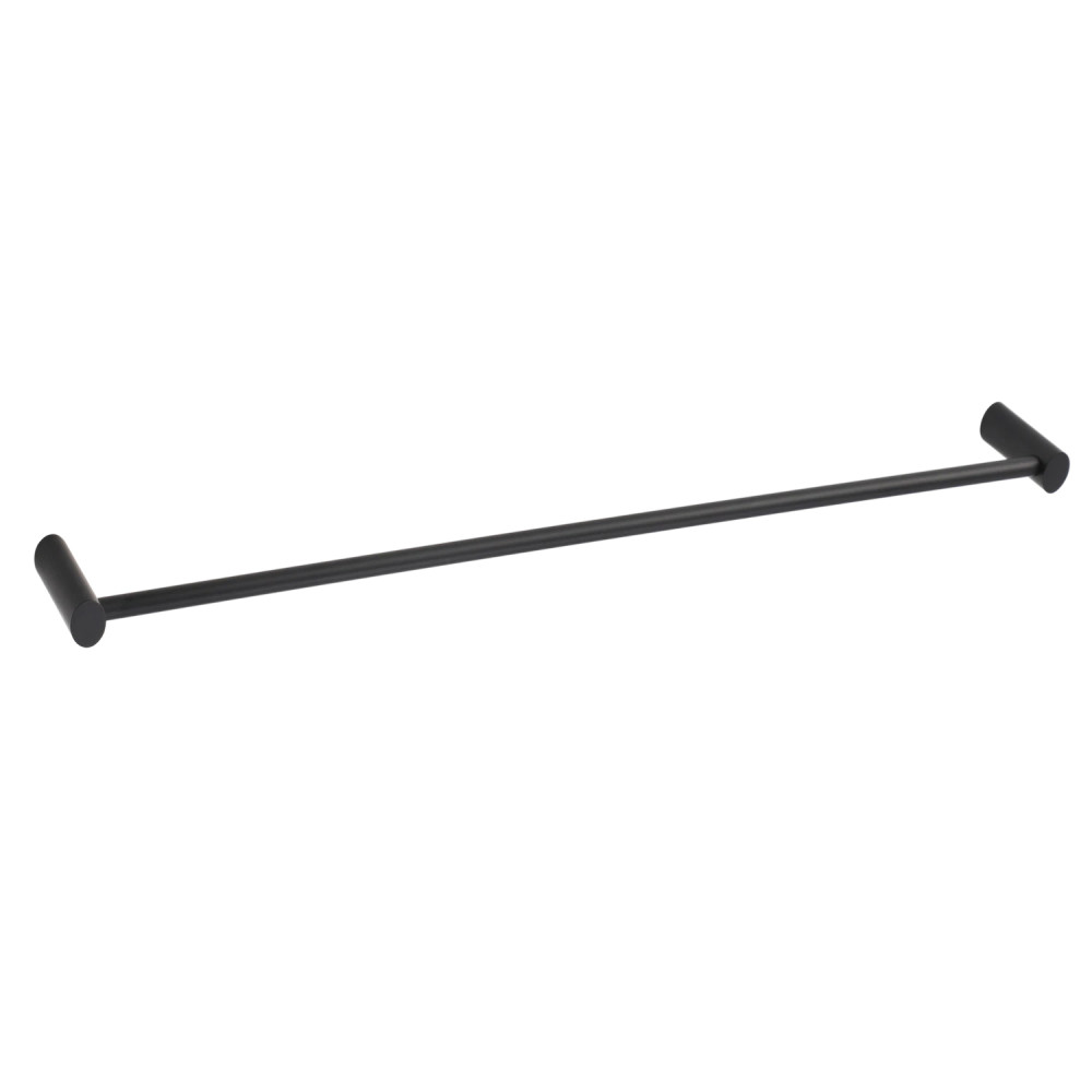 Ajax Manton Black 600mm Single Towel Rail