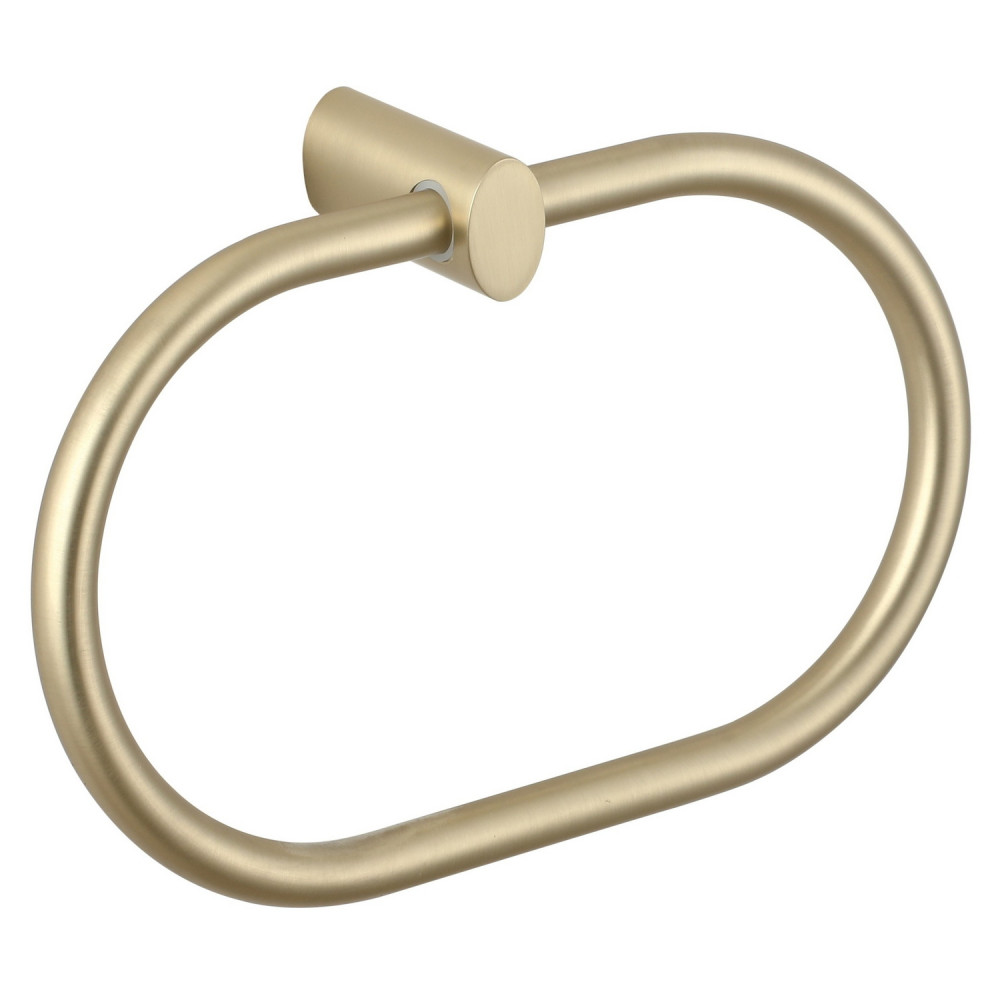 Ajax Manton Brushed Brass Towel Ring