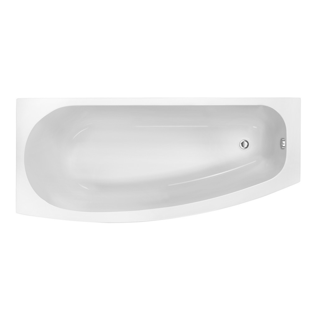 Ajax Mumby 1700 x 740mm Single Ended Space Saving Left Handed Bath
