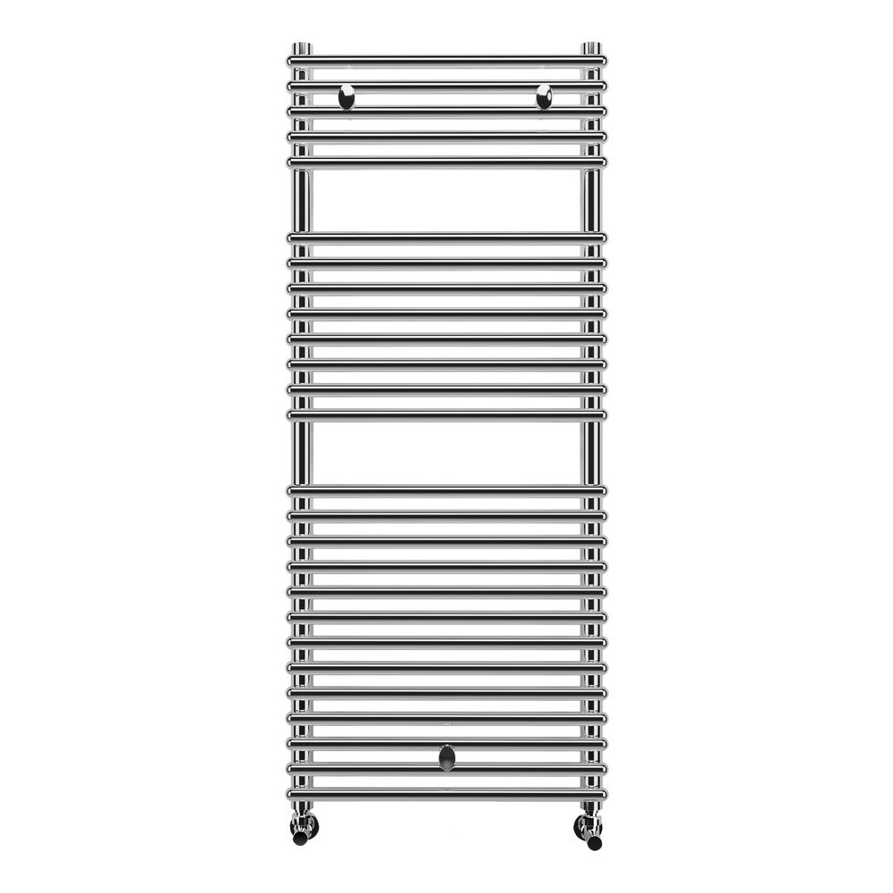 Ajax Oaklands Chrome 1190 x 500mm Round Ladder Towel Warmer