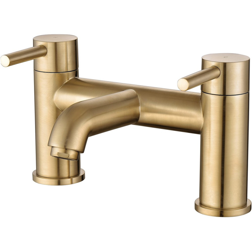 Ajax Ouse Brushed Brass Bath Filler (1)
