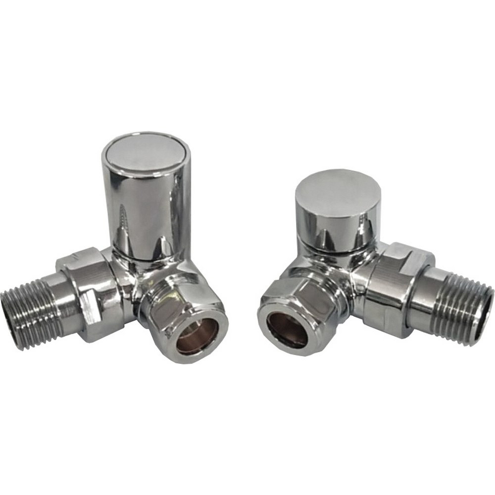 Ajax Patterned Chrome Corner Radiator Valves (1)
