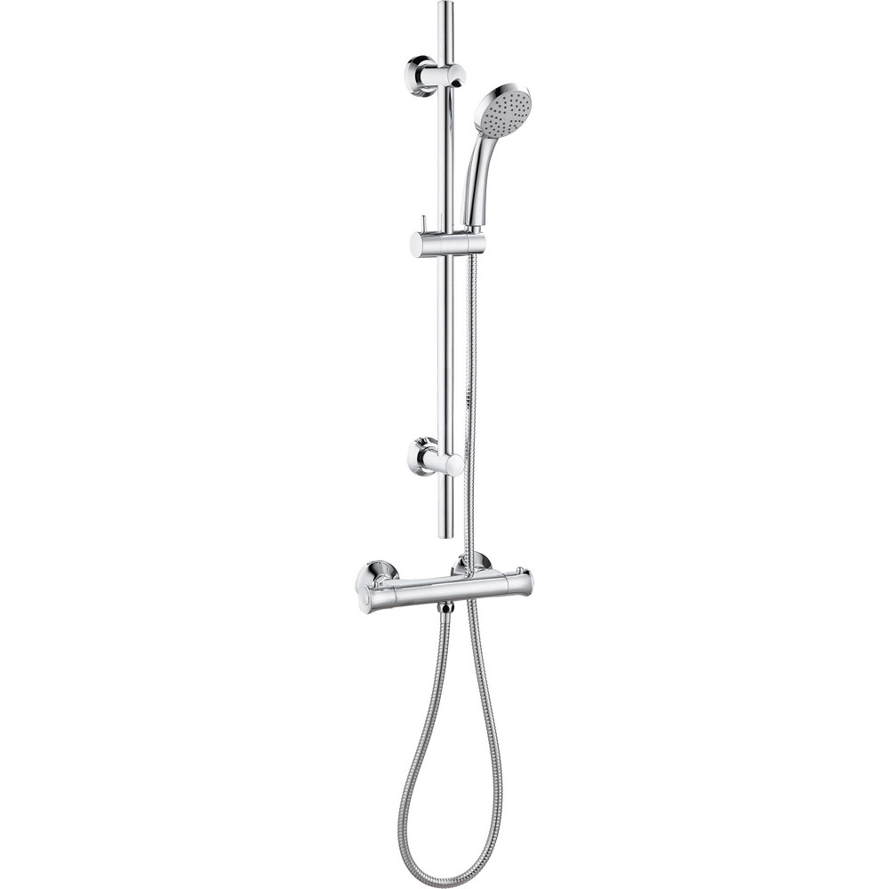Ajax Ravendale Chrome Thermostatic Bar Mixer Shower (1)