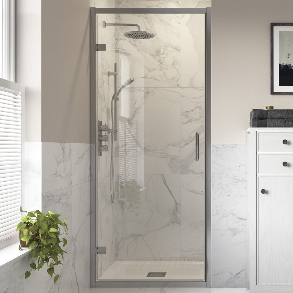 Ajax Reni 8mm Chrome 760mm Hinged Shower Door
