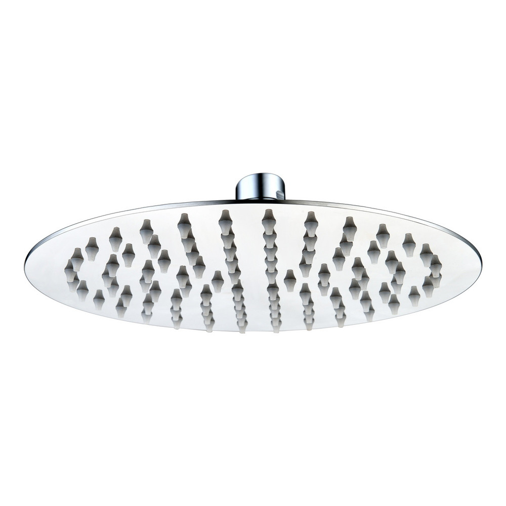 Ajax Round 200mm Stainless Steel Ultra Slim Showerhead (1)