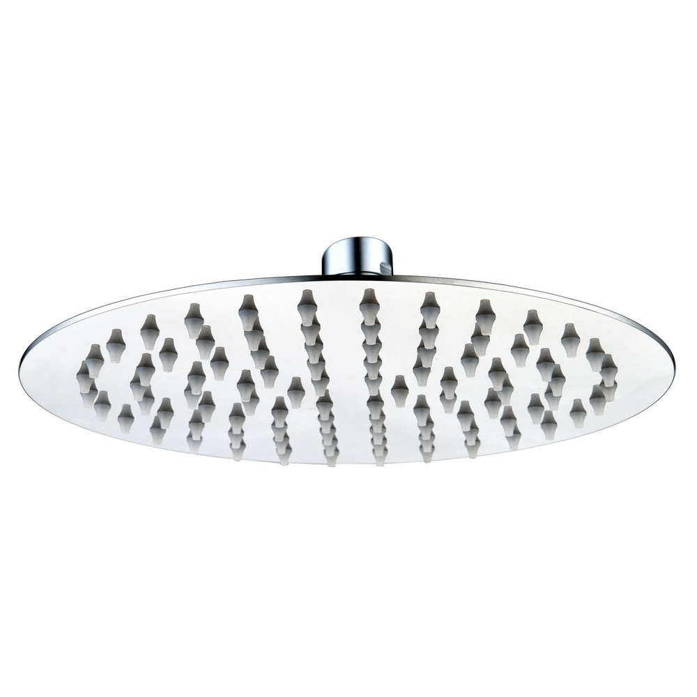 Ajax Round 250mm Stainless Steel Ultra Slim Showerhead (1)