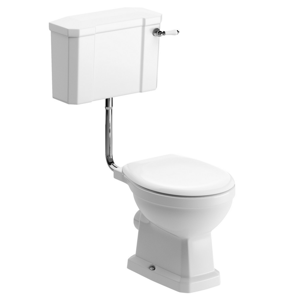 Ajax Somerby Low Level Chrome WC with Acrylic Seat (1)
