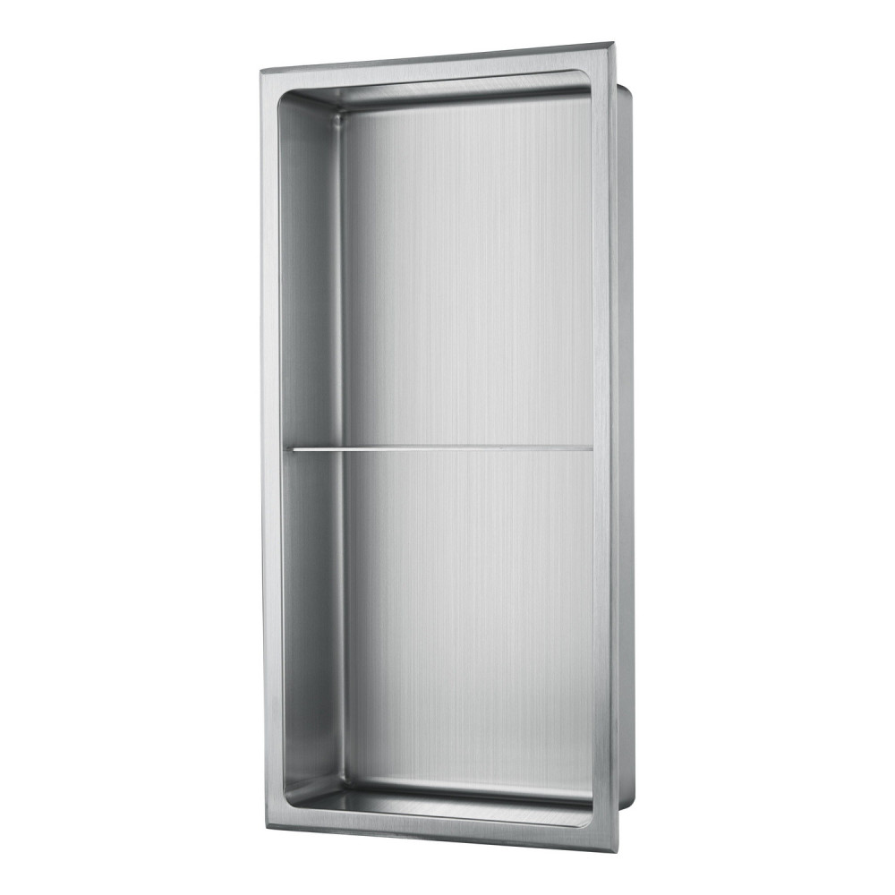 Ajax Stainless Steel 305 x 610mm Shower Niche