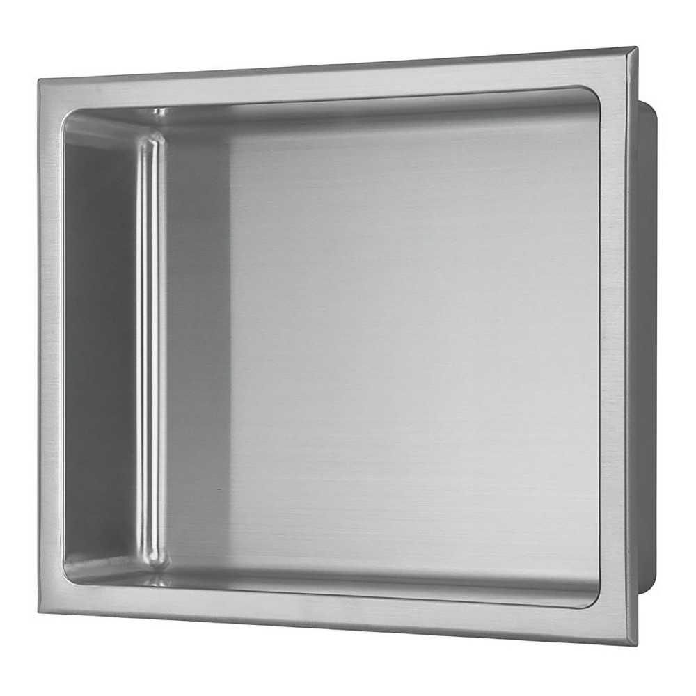 Ajax Stainless Steel 360 x 305mm Shower Niche