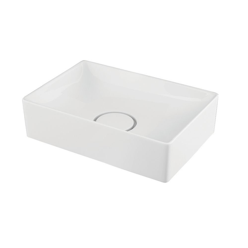 Ajax Vessel Stance White 420mm Counter Top Basin