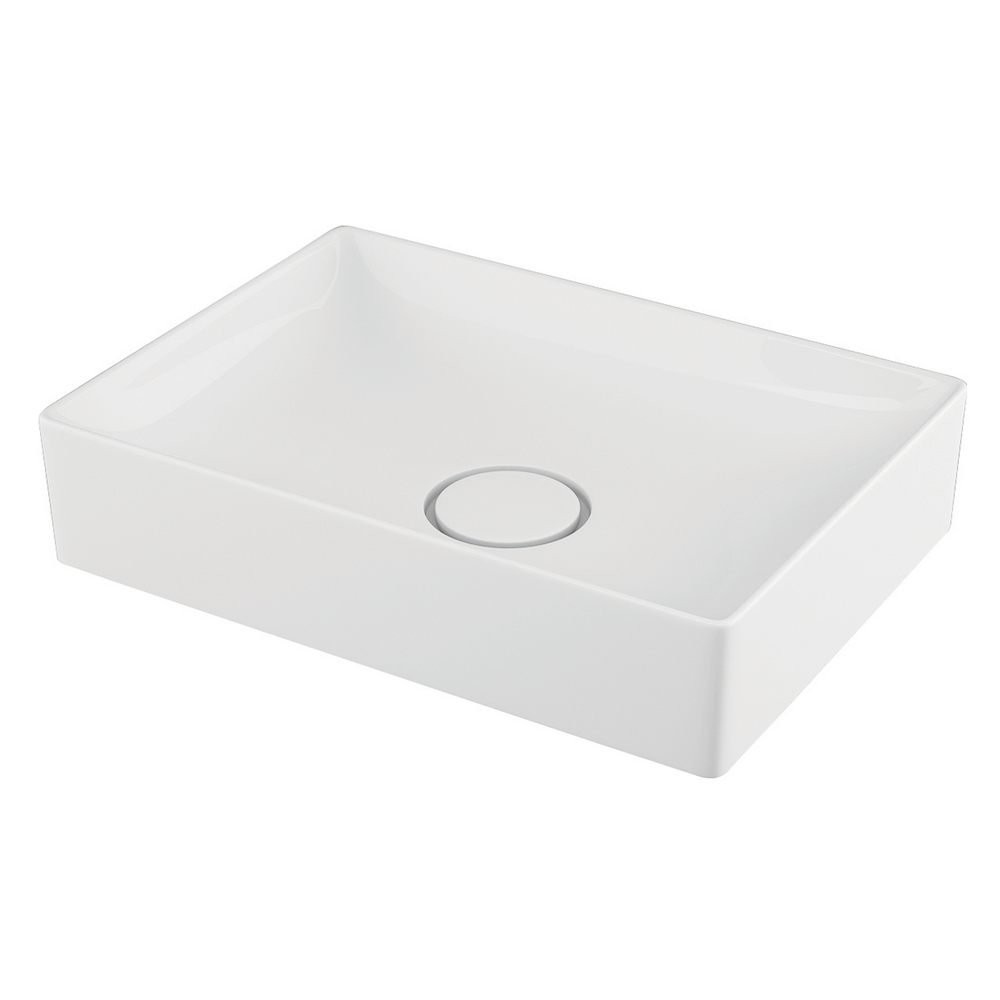 Ajax Vessel Stance White 500mm Counter Top Basin