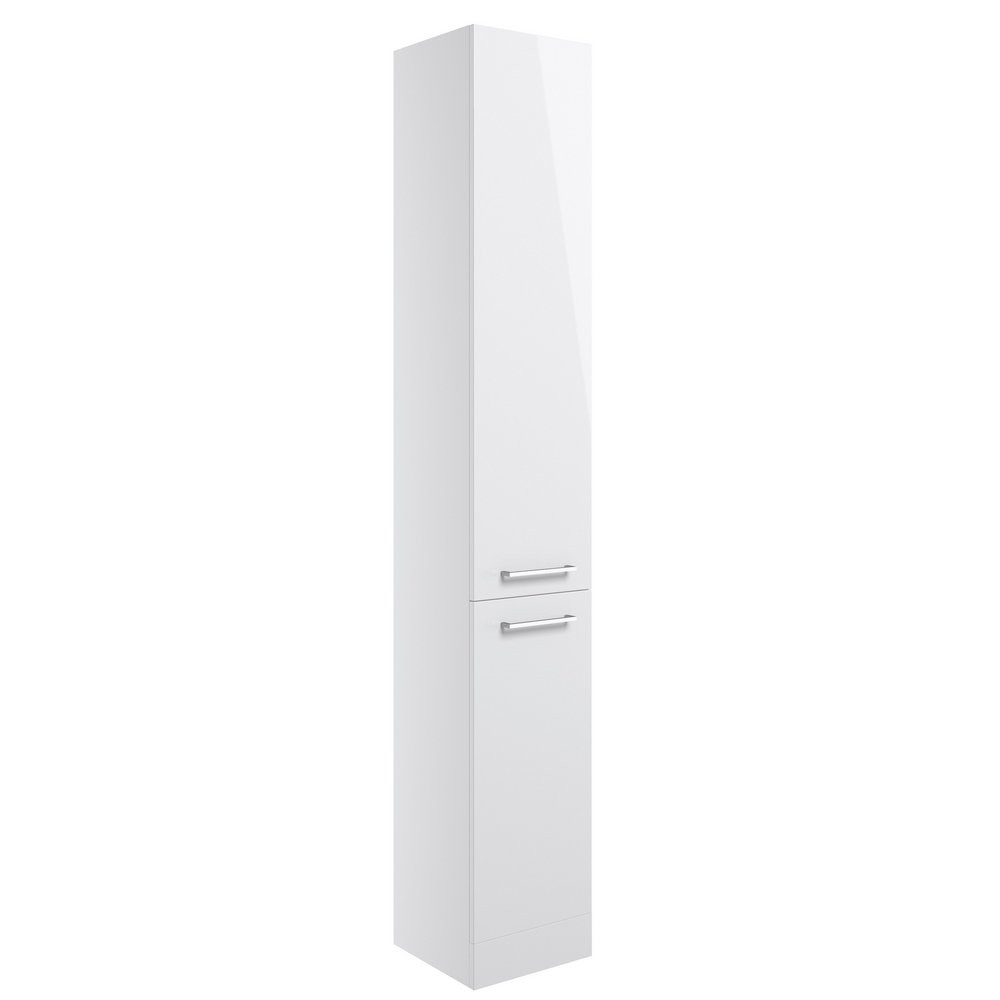 Ajax Walesby Floor Standing 350mm Gloss White Tall Storage Unit